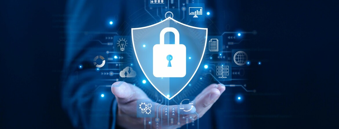 Security Lock in Hand